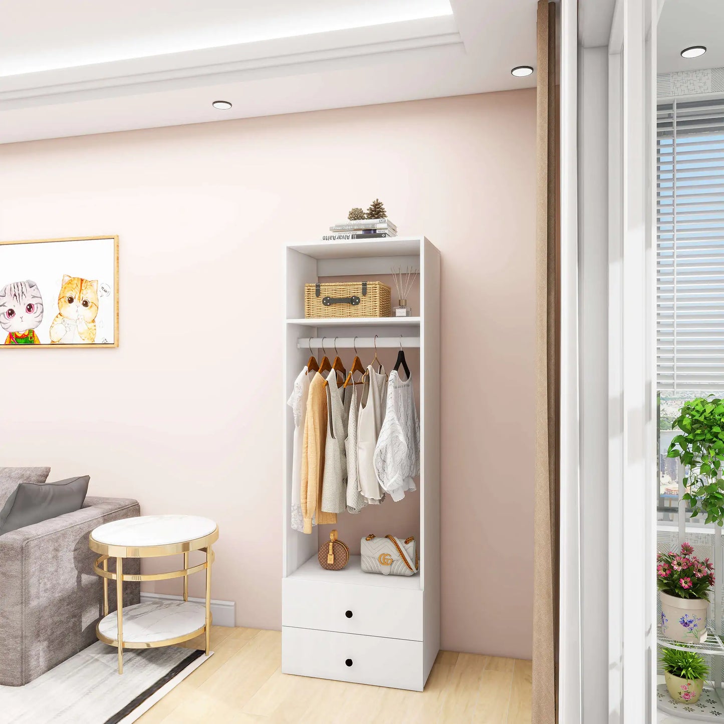 Modern Compact Closet