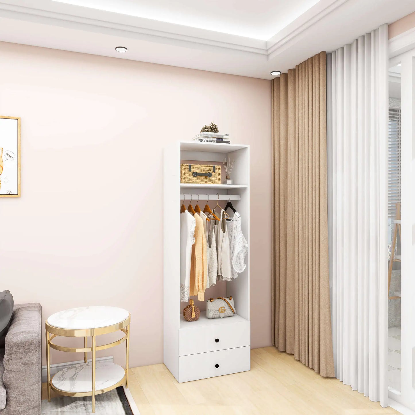 Modern Compact Closet